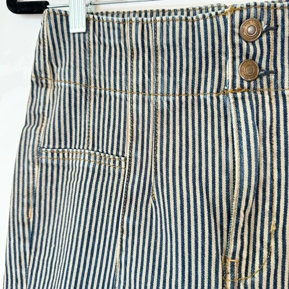 NWT Free People Jayde Flare Jeans Railroad Stripe 24 - Picture 9 of 16